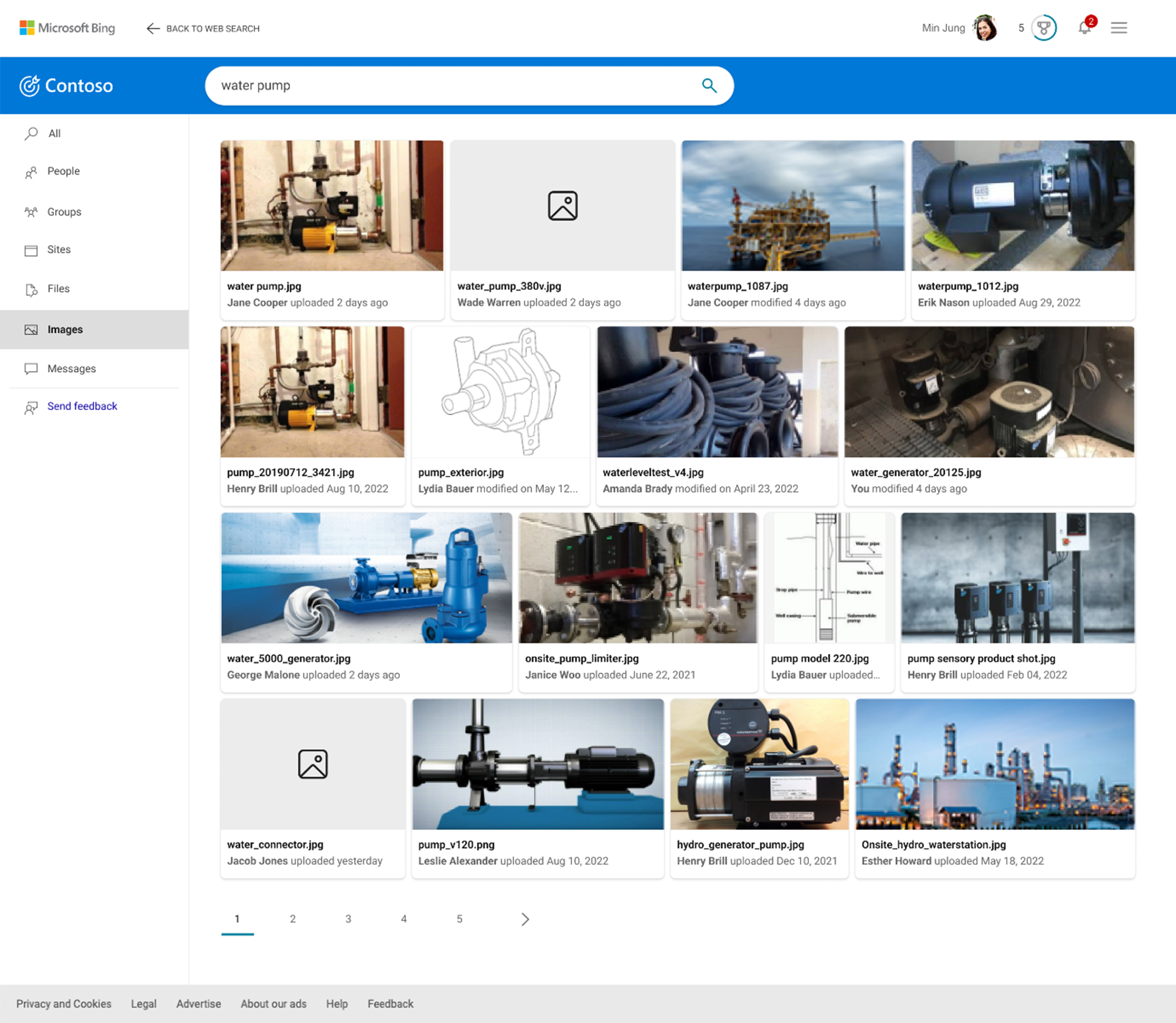 Microsoft Search: Image Search in Microsoft Search in Bing